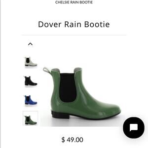 NWT Seven 7 Footwear Dover Rain green boots rain booties